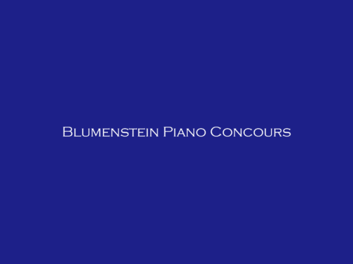 第1回学生のためのブルーメンシュタインピアノコンクール全国大会指導者賞の発表